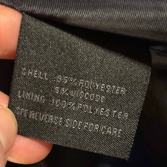 Steve Madden belted Mock Neck Peacoat Outerwear - Picture 4 of 5